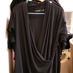 Lauren Ralph Lauren Wrap Top Like New Condition
